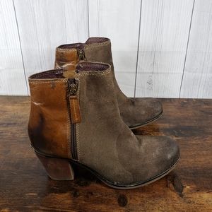 Roan by Bed Stu Womens Lina Leather Ankle Boots Size 8